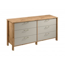 Kumode ar koka kājām INDYGO K6S, beige